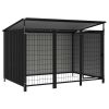 Outdoor Dog Kennel 76"x52.4"x45.7"