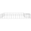 Dog Kennel Silver 325.6 ftÂ² Steel