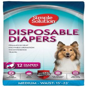 BRM DIAPER DSPL MD 12CT