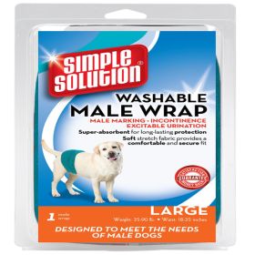 BRM DIAPER WASHBL WRAP MALE LG