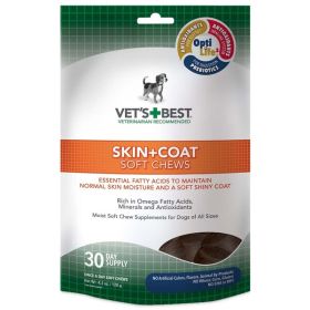 Vet's Best Skin  Coat Soft Chews 1ea/4.2 oz, 30 ct