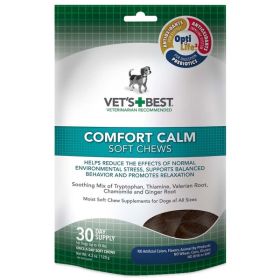 Vet's Best Comfort Calm Soft Chews 1ea/4.2 oz, 30 ct