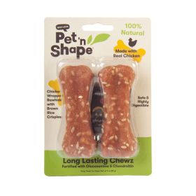 Pet 'N Shape Long Lasting Chewz Bone 4 in 2 Pack