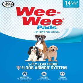 Four Paws Wee-Wee Superior Performance Puppy & Dog Training Pads 14 Count Standard 22" x 23"