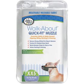 Four Paws WalkAbout QuickFit Dog Muzzle 1ea/0XXS