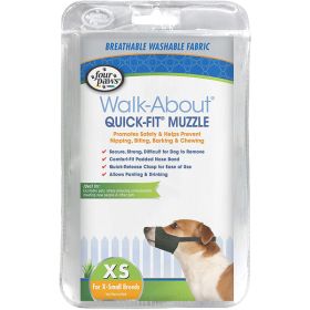 Four Paws WalkAbout QuickFit Dog Muzzle 1ea/1  XS