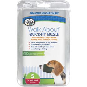 Four Paws WalkAbout QuickFit Dog Muzzle 1ea/2  SMall