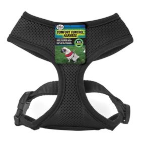 Four Paws Comfort Control Dog Harness Black Extra Small