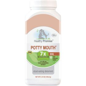 Four Paws Healthy Promise Potty Mouth Tablets  Coprophagia Stool Eating Deterrent for Dogs Potty Mouth, 1ea/90 ct