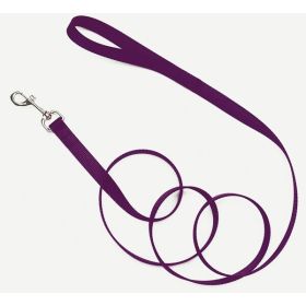 Coastal Single-Ply Nylon Dog Leash Purple 5/8 in x 6 ft