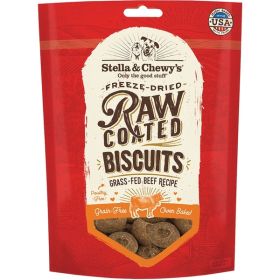 Stella & Chewys Dog Raw Coated Biscuits Beef 9Oz