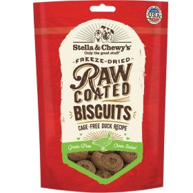 Stella & Chewys Dog Raw Coated Biscuits Duck 9Oz