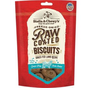 Stella & Chewys Dog Raw Coated Biscuits Lamb 9Oz