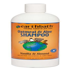 Earthbath Oatmeal & Aloe Shampoo, Vanilla & Almond 16oz