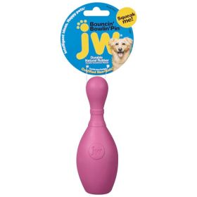 JW Pet Bouncin' Bowlin Pin Dog Toy Bowling Pin Assorted Small