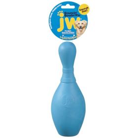 JW Pet Bouncin' Bowlin Pin Dog Toy Bowling Pin Assorted Large