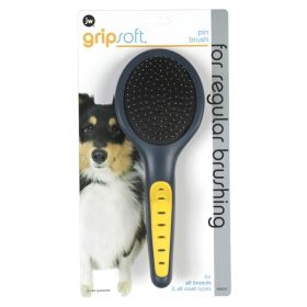 JW Pet Pin Brush Grey, Yellow Large