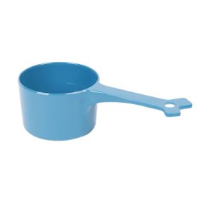 Messy Mutts Dog Cat Food Scoop 1 Cup Blue