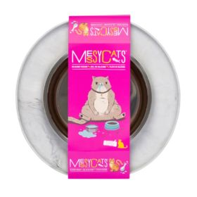 Messy Mutts Cat Feeder Silicone Marble