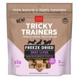 Cloud Star Dog Tricky Trainer Grain-Free Beef Liver 6Oz