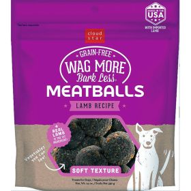 Cloud Star Wagmore Dog Meatball Grain Free Lamb 14Oz