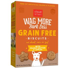 Cloudstar AGMORE DOG GRAIN FREE BAKED PEANUT BUTTER & APPLE 14OZ