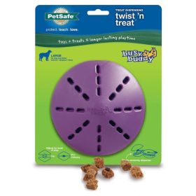 Busy Buddy Twist n Treat Toy Purple Large