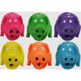 Multipet Pigs That Oink Dog Toy Assorted 9 in