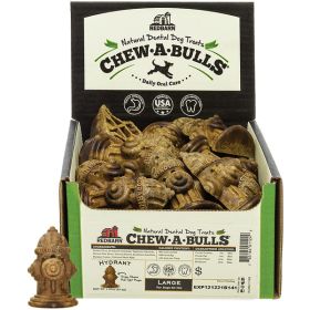 Redbarn Pet Products Chew-A-Bulls Hydrant Dog Treat Medium, 12 Pack