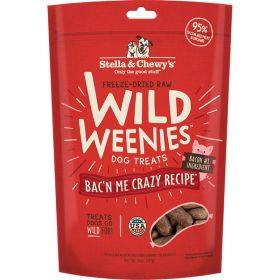 Stella & Chewys Dog Freeze-Dried Weenie Bacon 11Oz