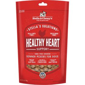 Stella & Chewys Dog Solutions Healthy Heart Support Freeze-Dried Chicken 13Oz