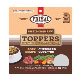 Primal Dog/Cat Fd Raw Topper Cupboard Cuts Pork 3.5Oz