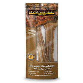 Savory Prime Pressed Bone Natural 8.5 in 2 Pack