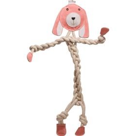 Hugglehounds Dog Bitsy Bunny Rope Knottie XLarge