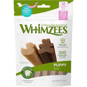 Whimzee Puppy Chews Xsmall/Small 7.9Oz