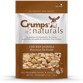 Crumps Naturals Dog Chicken Morsels 4.7 oz (135g)