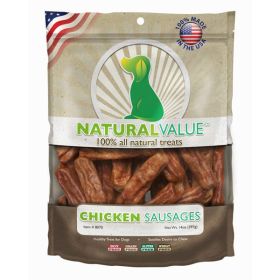 Loving Pets Natural Value Chicken Sausage Recipe Dog Treat 13 oz