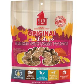 Plato Dog Strp Grain Free Turkey Sweet Potato 6 Oz.