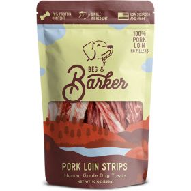 Beg & Barker Dog Strips Pork Loin 10Oz