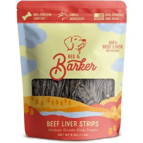 Beg & Barker Dog Strips Beef Liver 4Oz