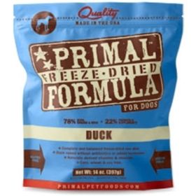 Primal Pet Foods Freeze Dried Dog Food 5.5 Oz.- Duck