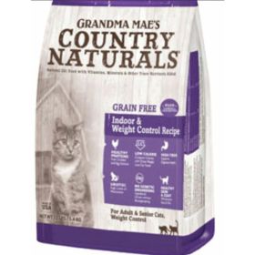 Grandma Mae's Country Naturals Country Naturals Grain Free Indoor & Weight Control Dry Cat Food 9 oz