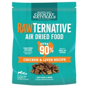 Grandma Maes Country Naturals RawTernative Air Dried Dry Dog Food Chicken & Liver 1ea/1 lb