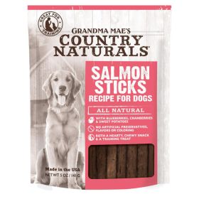 Grandma Mae's Country Naturals Grain Free Salmon Sticks Dog Treats 1ea/5 oz