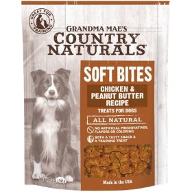 Grandma Mae's Country Naturals Soft Bites Dog Treats Chicken  Peanut Butter, 1ea/5 oz