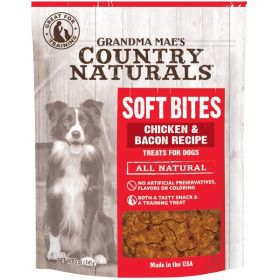 Grandma Mae's Country Naturals Soft Bites Dog Treats Chicken  Bacon, 1ea/5 oz