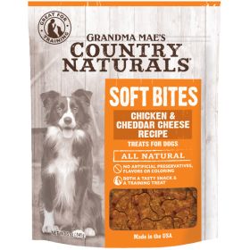 Grandma Mae's Country Naturals Soft Bites Dog Treats Chicken  Cheddar, 1ea/5 oz