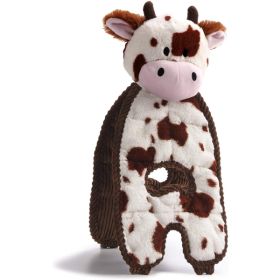 Charming Pet Products Cuddle Tug Cozy Cow Dog Toy