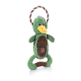 Charming Pet Products Scrunch Bunch Dog Toy Duck Green, Brown One Size 4.5 in x 7 in x 17 in