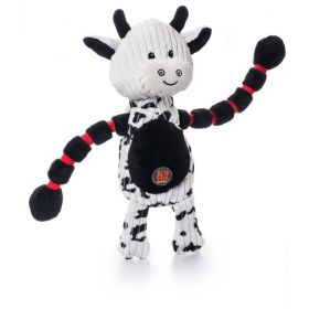 Charming Pet Products Thunda Tugga Dog Toy Cow White, Black One Size 5 in x 13 in x 15 in